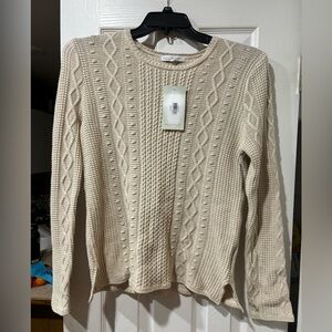 Cream Knit Sweater